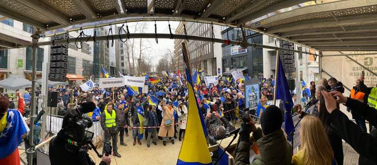 Protesti širom Evrope i svijeta: Ne damo Bosnu!